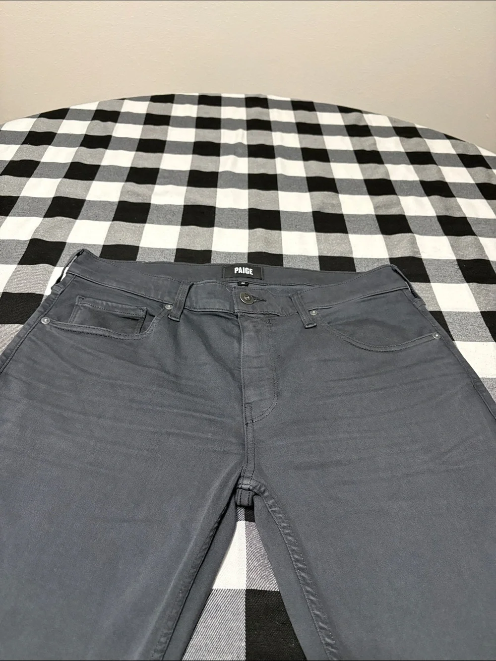 PAIGE Transcend Federal Slim Straight Jean Vintage Onyx Blue Men 32 x 28.5